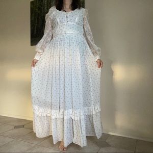 Vintage gunne sax dream waver maxi dress